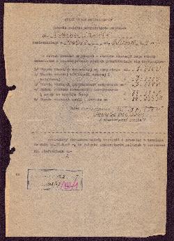 Dokument z 1947 roku